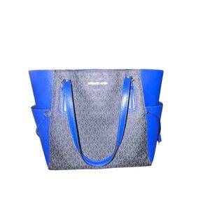 Authentic Michael Kors Blue and black Women's Tote Bag
